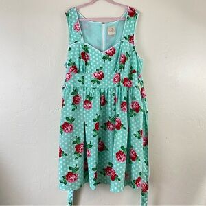 Floral Polka Dot Dress